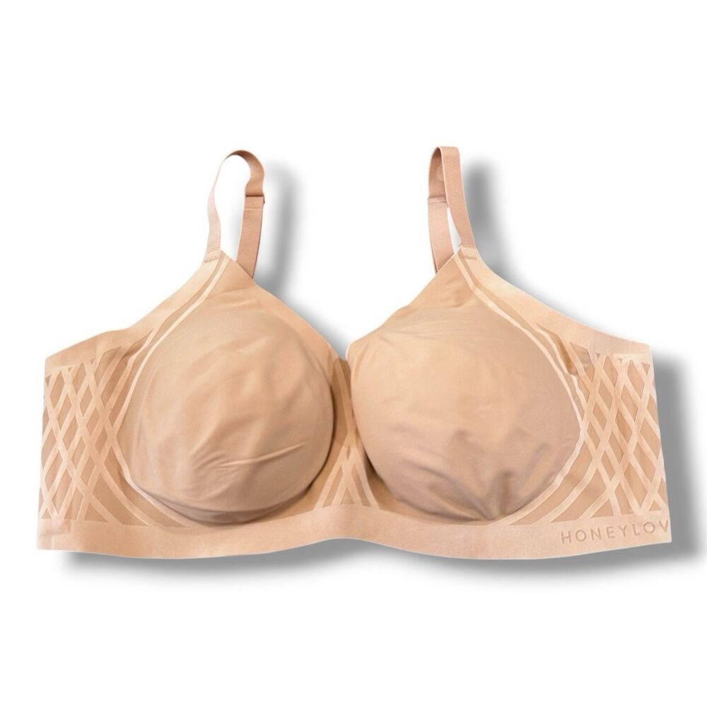 Honeylove Liftwear Silhouette Bra LWBR0201 Wireless Bra Women’s Size 1X 40 C/D